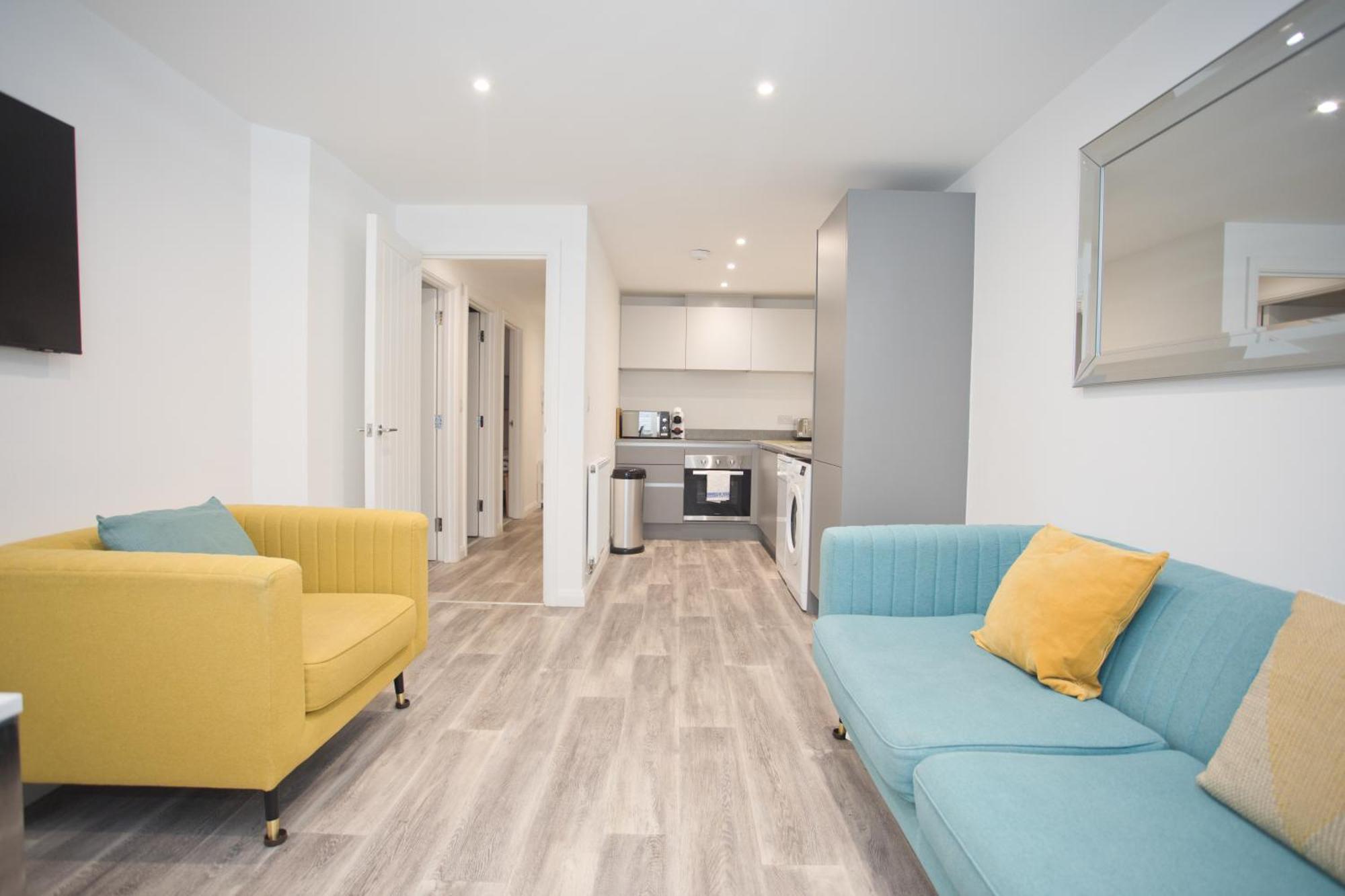 Sea Air - 2 Bedrooms - Parking - Mins To Beach 伯恩茅斯 外观 照片